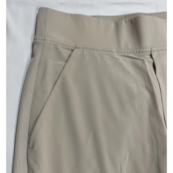 ATHLETA Brooklyn Mid Rise Ankle Pant Cream‎ Ivory Pockets Stretchy Womens Size 4 - Picture 7 of 12